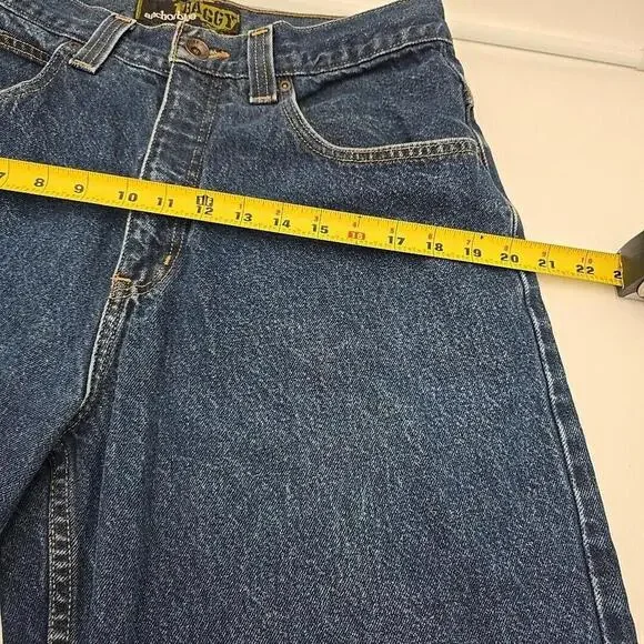 Vintage Y2K Anchor Blue BAGGY Skate Light Wash Denim Blue Jean Shorts Mens‎ 31 - Picture 6 of 15